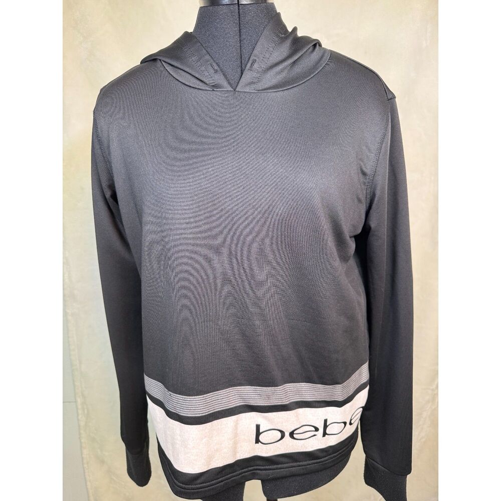 bebe sport hooded sweatshirt Black Size M